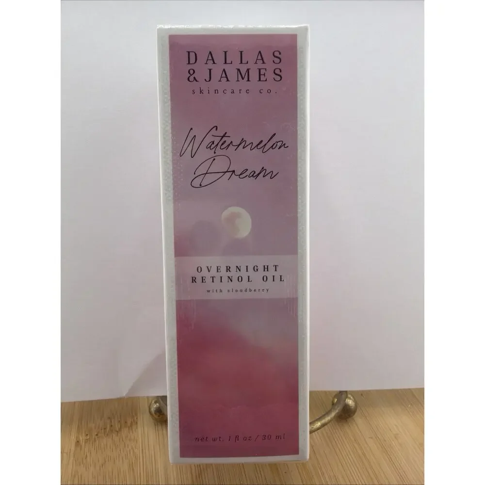Dallas & James Watermelon Dream Overnight Retinol Oil and Cloudberry 1 floz/30ml
